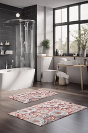 Mijölnir Juego de Alfombrillas de Baño CT-5253 Multicolor